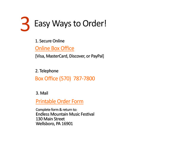 3 Ways to Order
